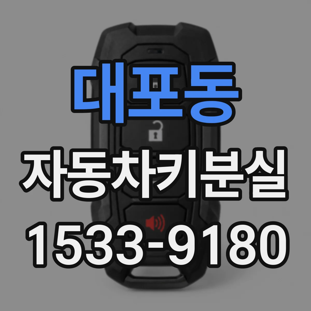대포동 자동차키분실