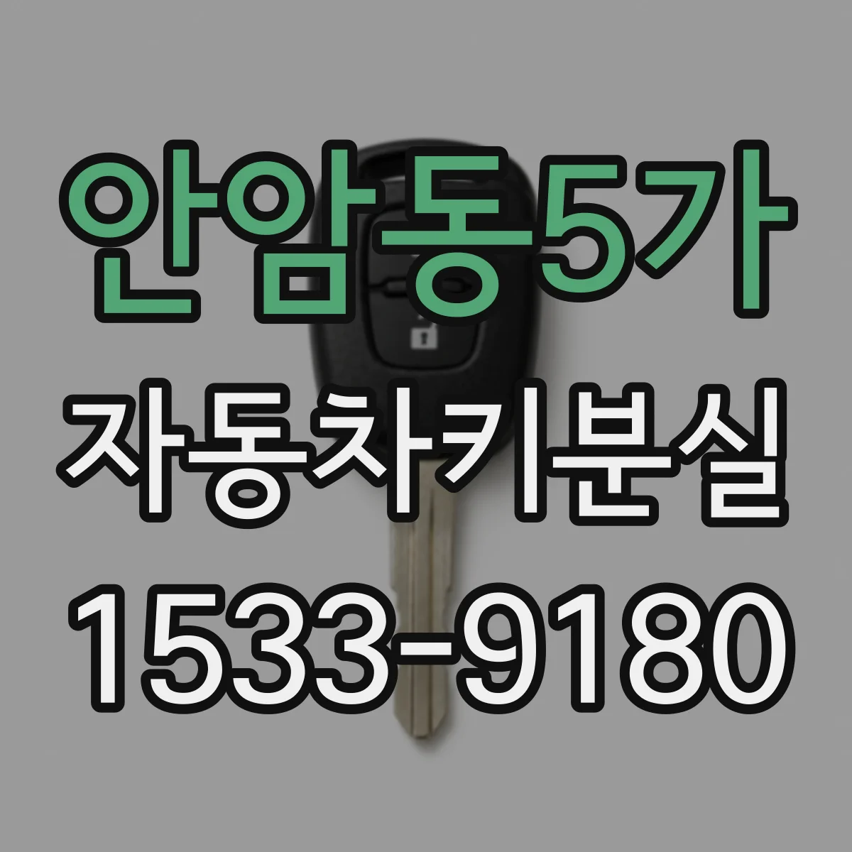 안암동5가 자동차키분실