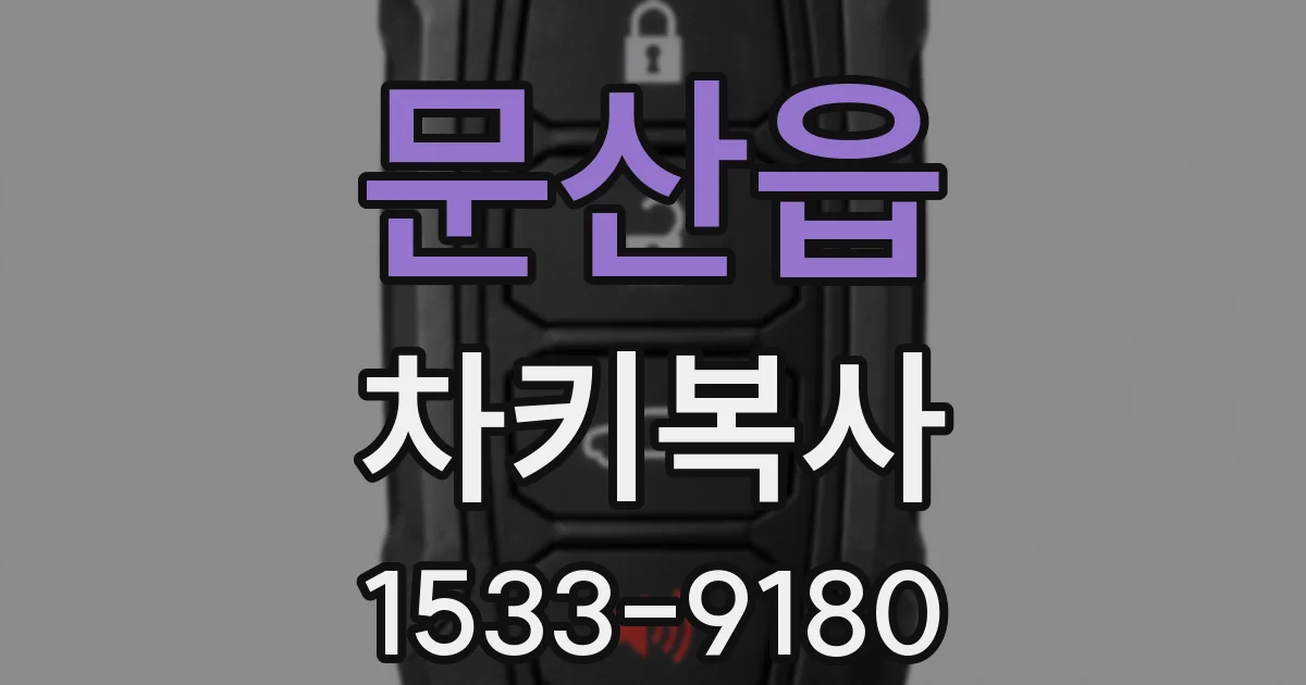 문산읍 차키복사