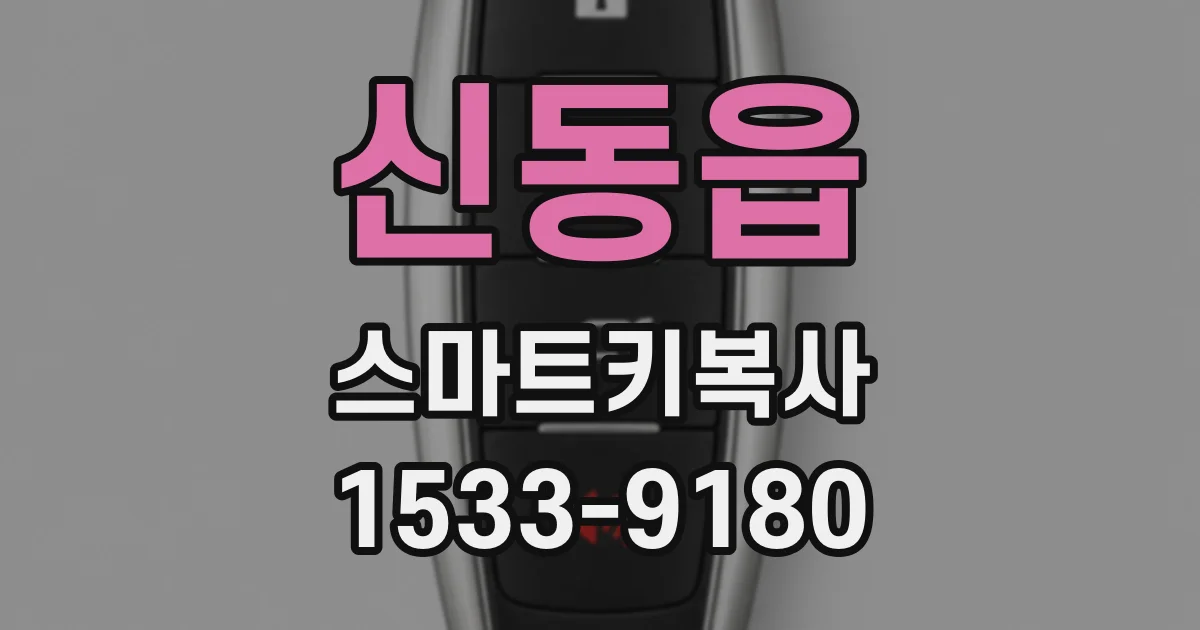 신동읍 스마트키복사