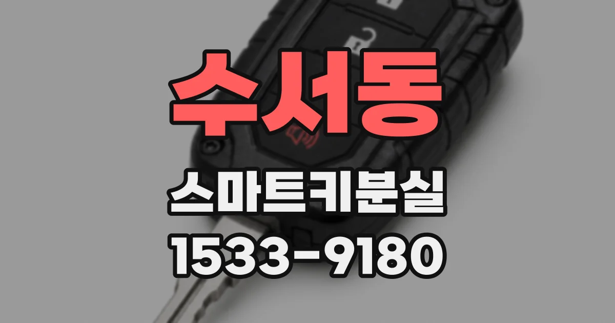 수서동 스마트키분실