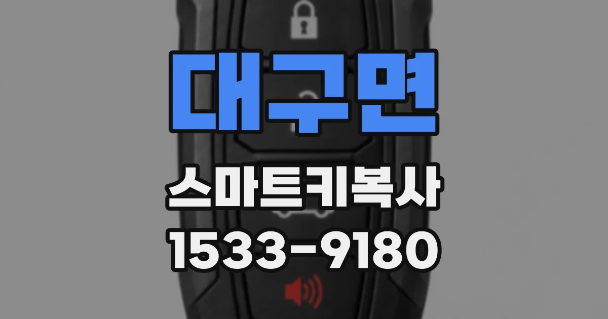 대구면 스마트키복사