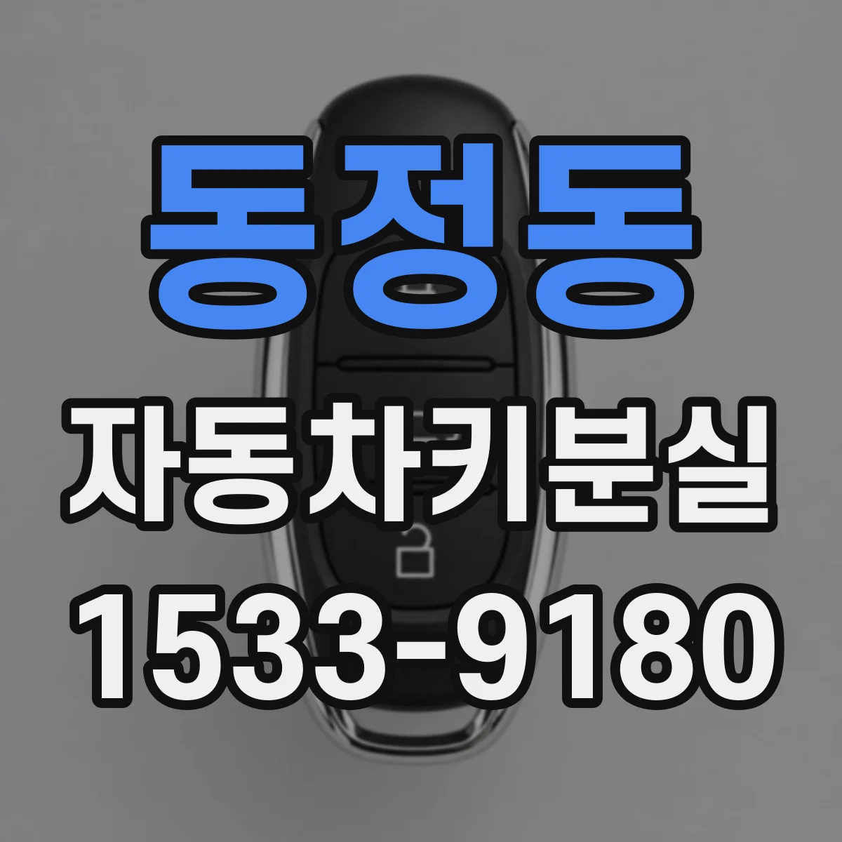 동정동 자동차키분실