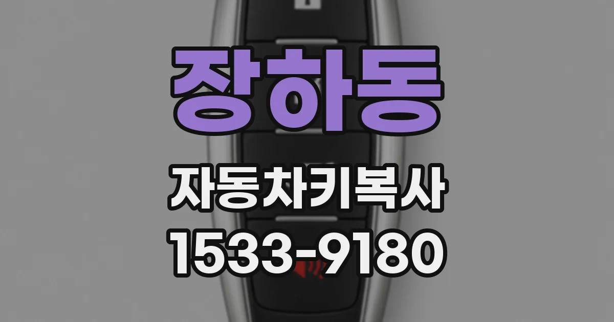 장하동 자동차키복사