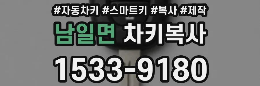 남일면 차키복사