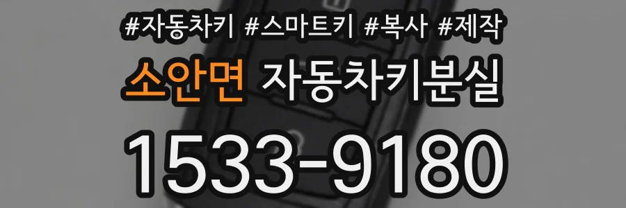 소안면 자동차키분실