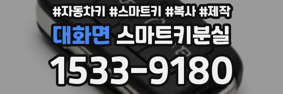 대화면 스마트키분실