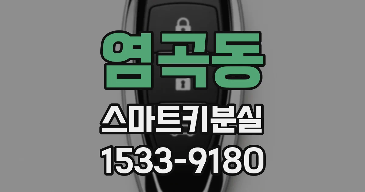 염곡동 스마트키분실