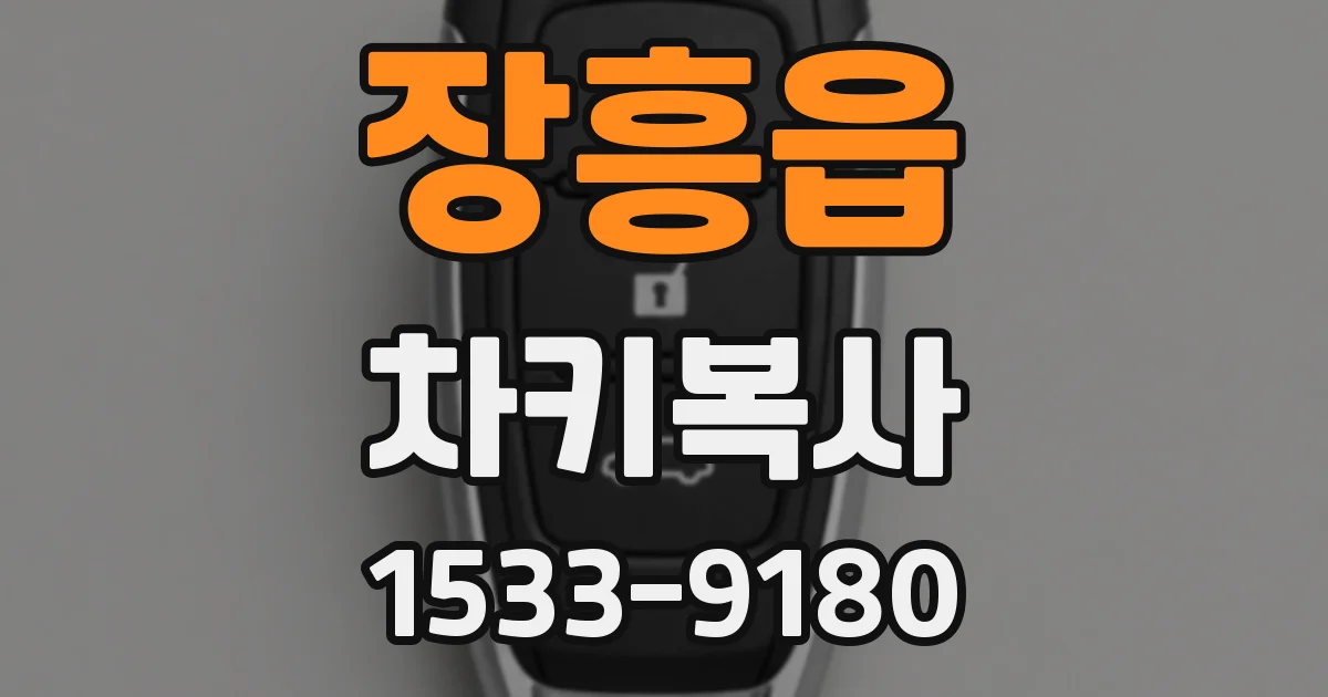 장흥읍 차키복사