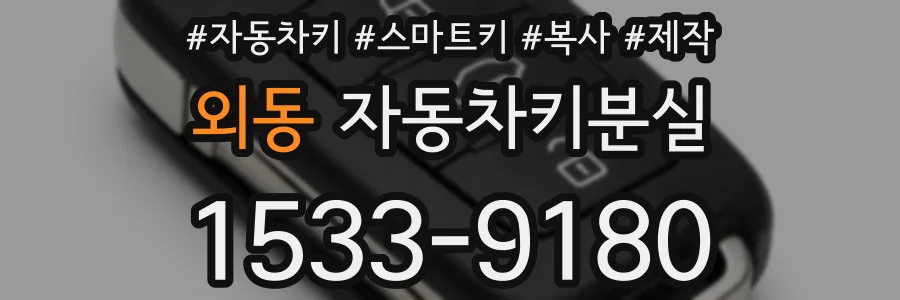 외동 자동차키분실
