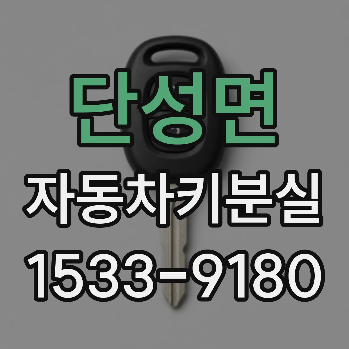 단성면 자동차키분실