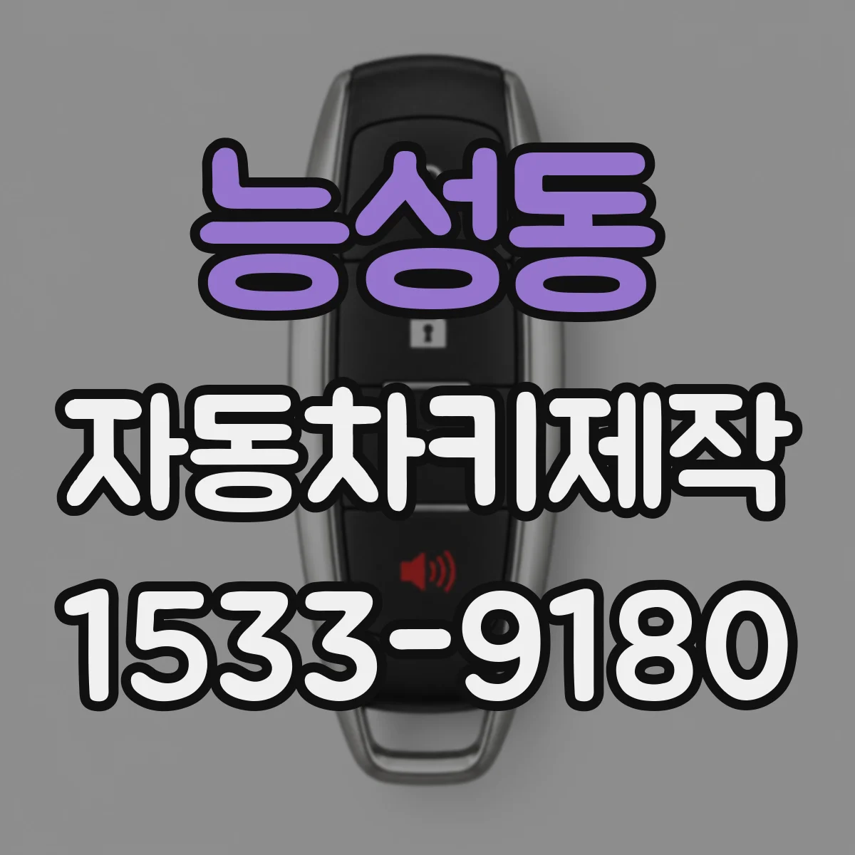 능성동 자동차키제작