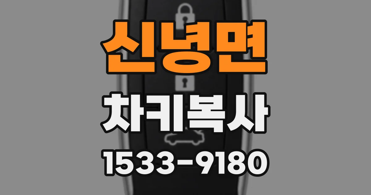 신녕면 차키복사