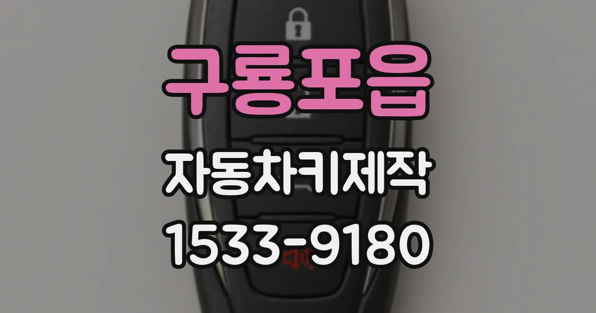 구룡포읍 자동차키제작