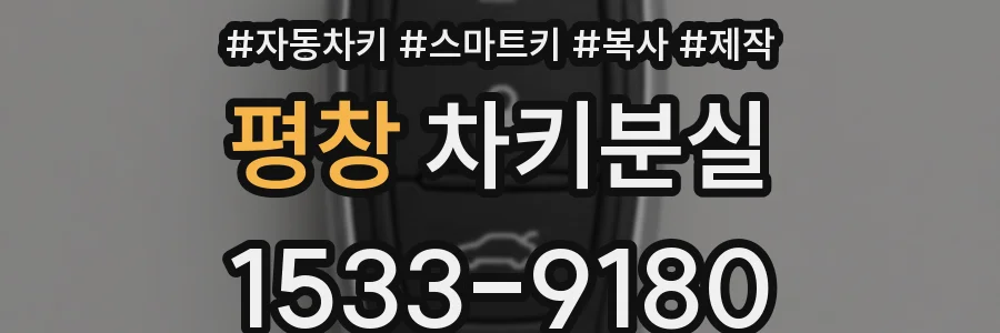 평창 차키분실
