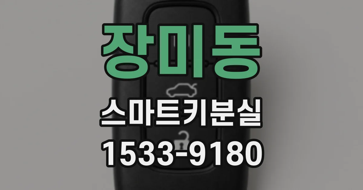 장미동 스마트키분실