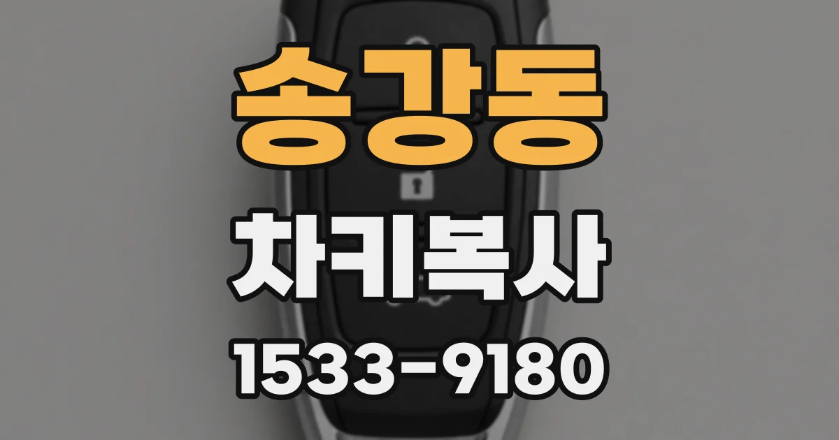 송강동 차키복사