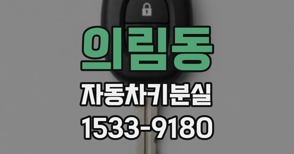 의림동 자동차키분실