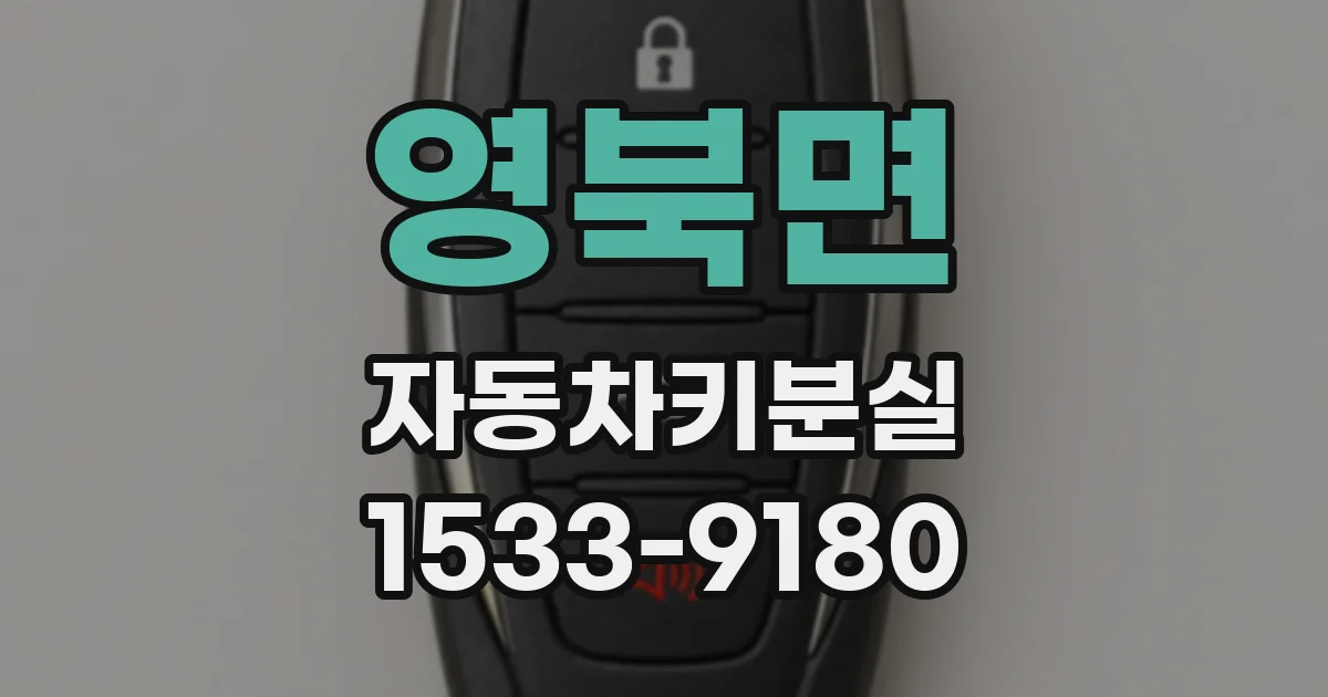 영북면 자동차키분실