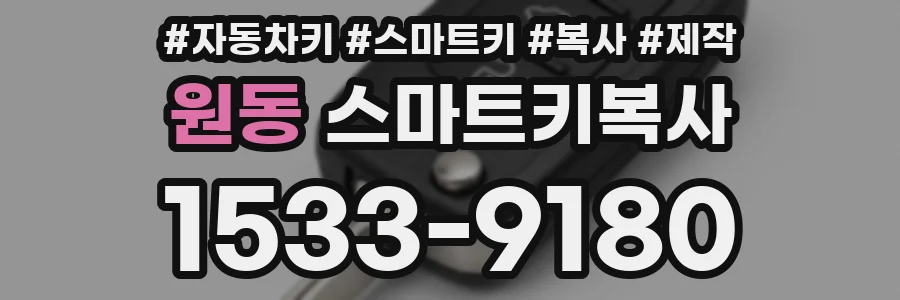원동 스마트키복사