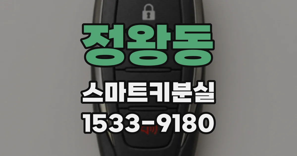정왕동 스마트키분실