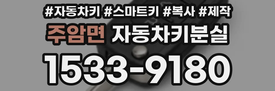 주암면 자동차키분실