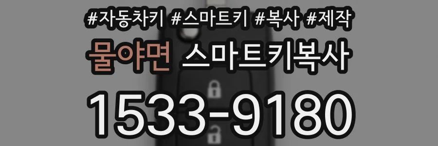 물야면 스마트키복사