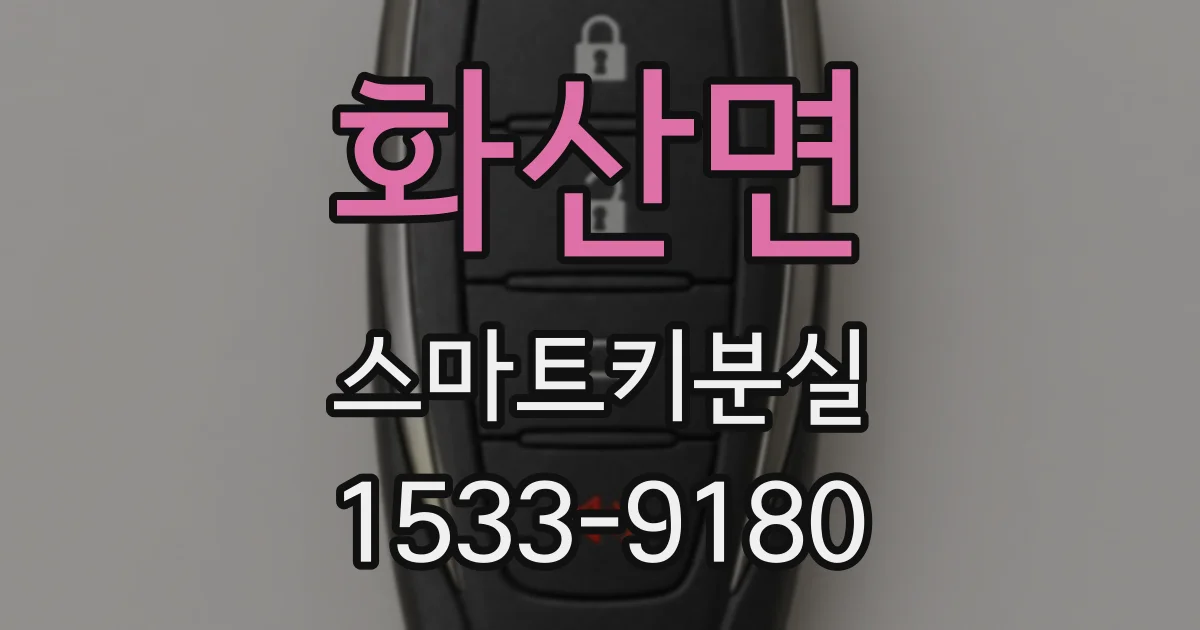 화산면 스마트키분실