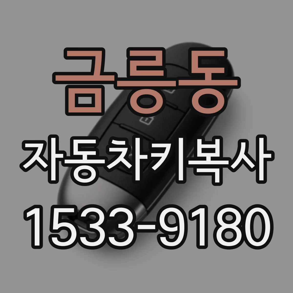 금릉동 자동차키복사
