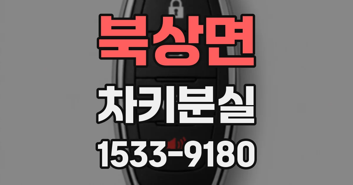 북상면 차키분실