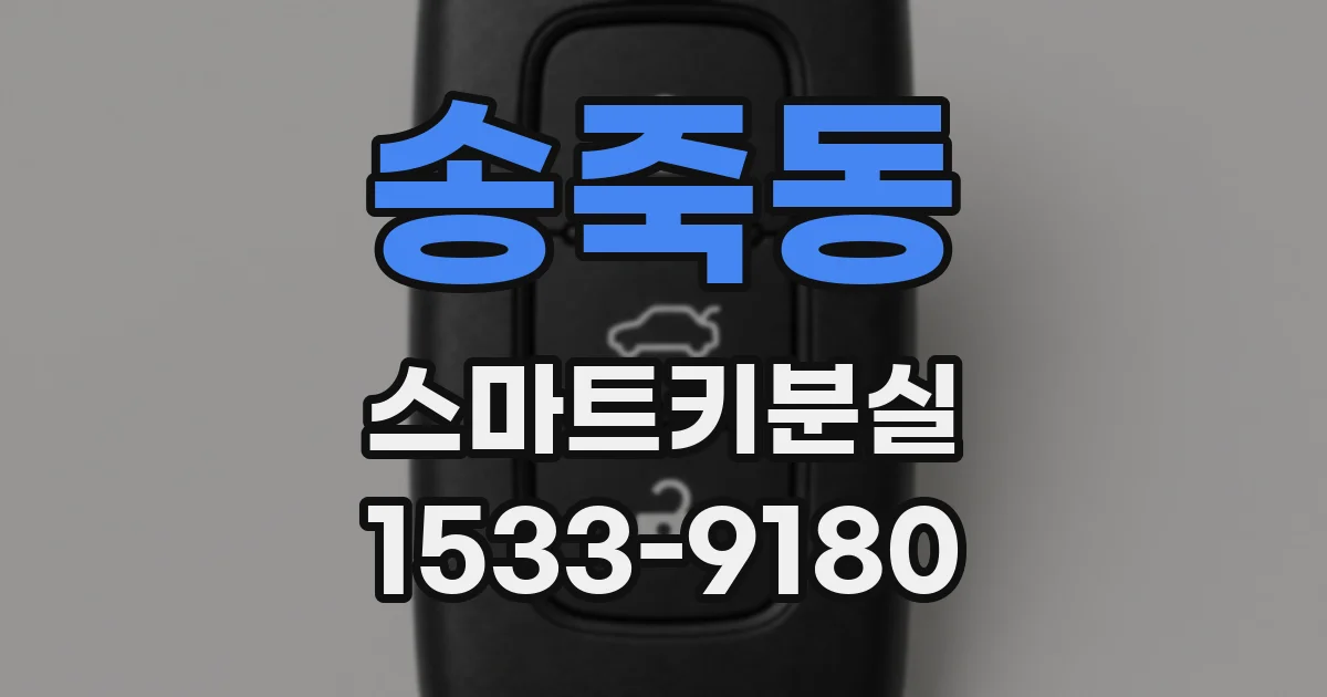 송죽동 스마트키분실