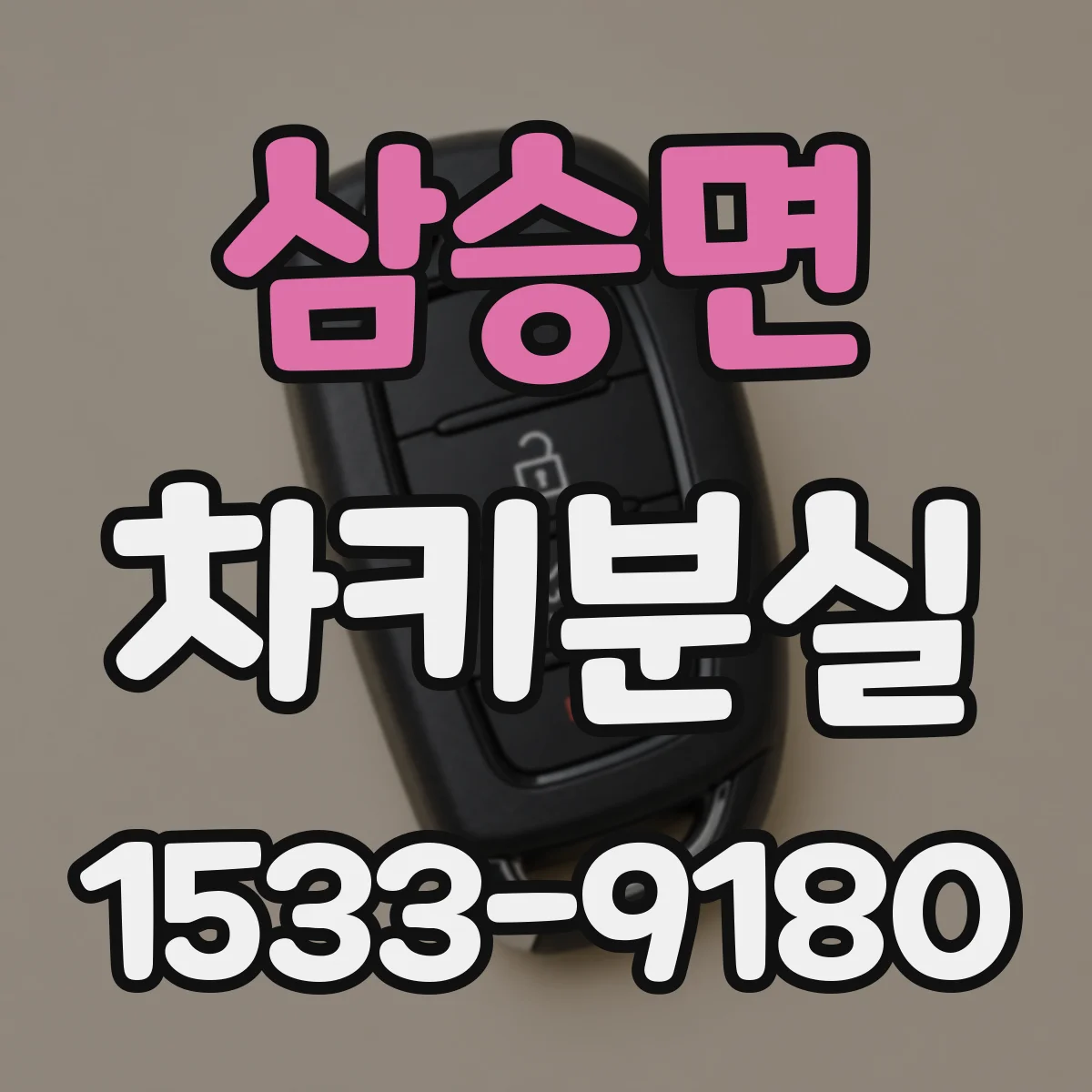 삼승면 차키분실