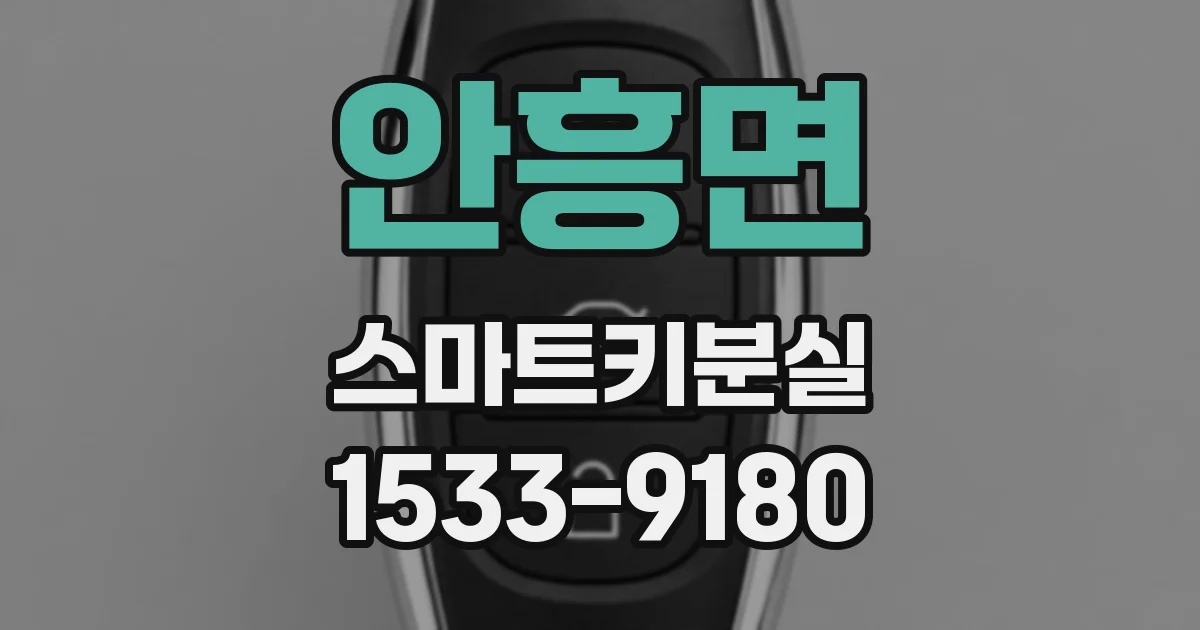 안흥면 스마트키분실