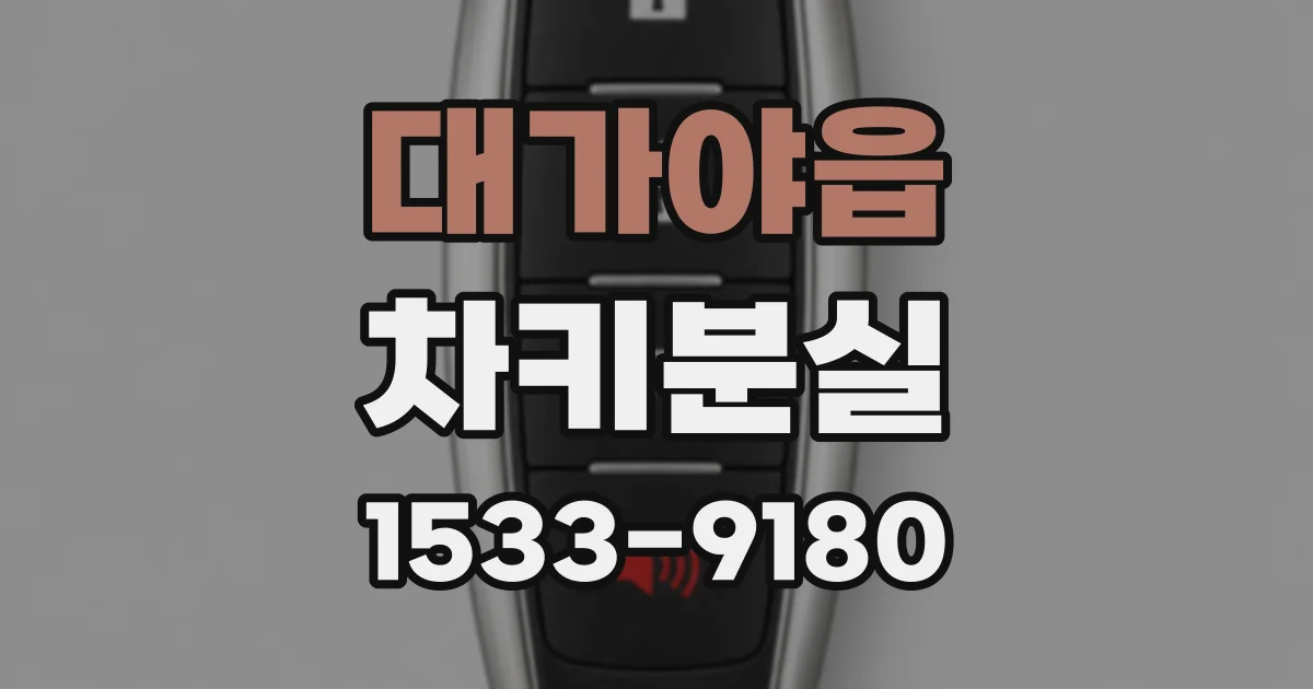 대가야읍 차키분실