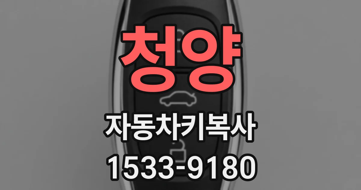 청양 자동차키복사