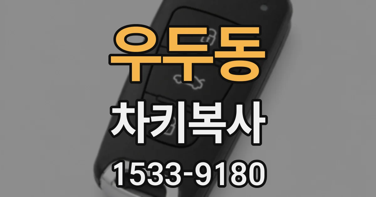 우두동 차키복사