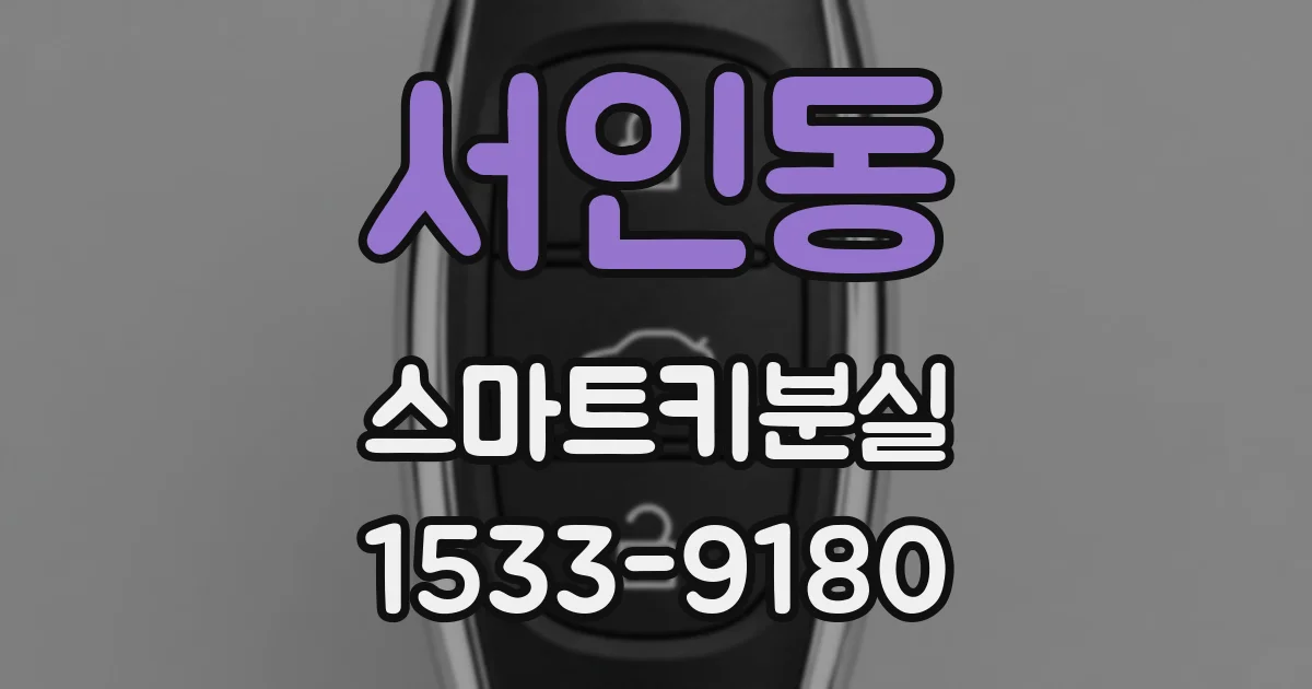서인동 스마트키분실