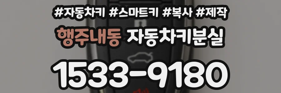 행주내동 자동차키분실