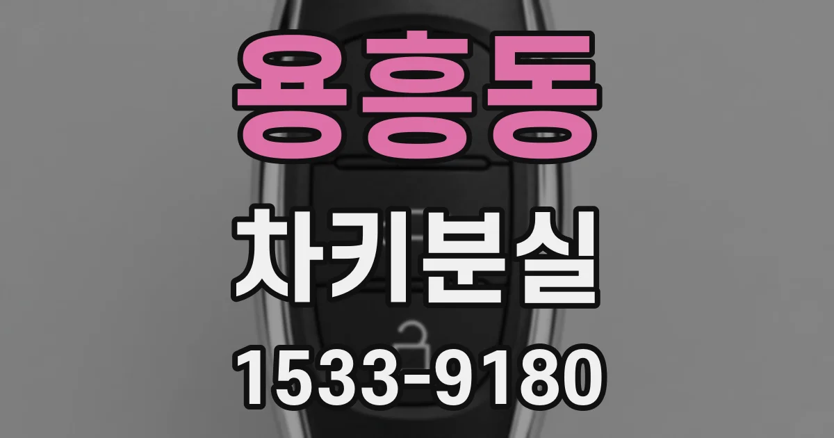용흥동 차키분실