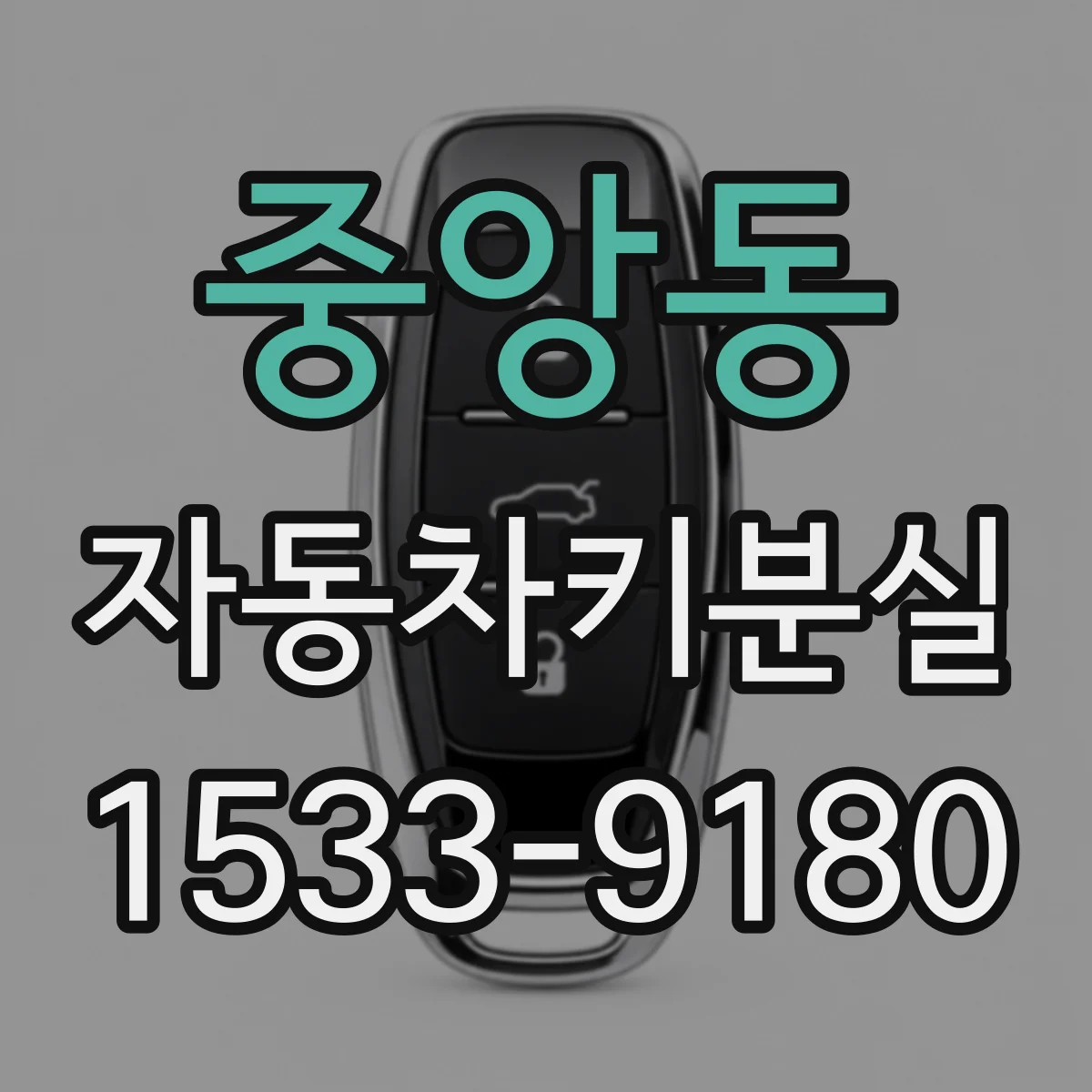 중앙동 자동차키분실