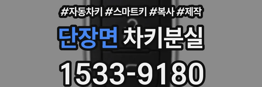 단장면 차키분실