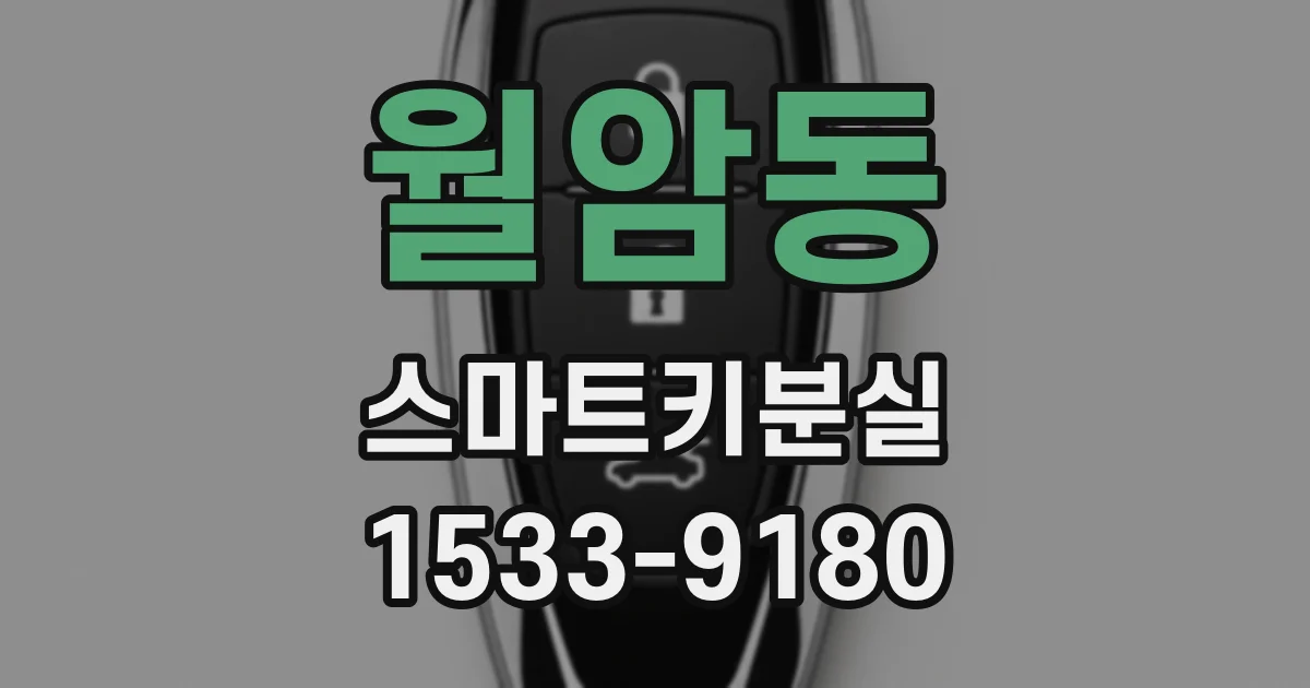 월암동 스마트키분실