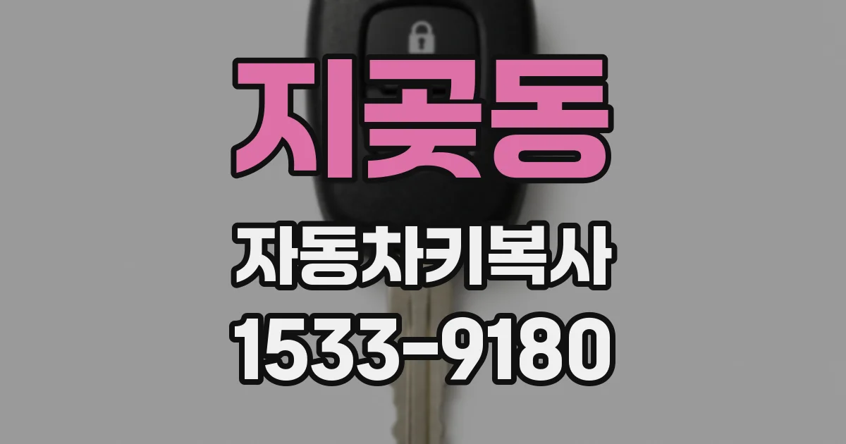 지곶동 자동차키복사