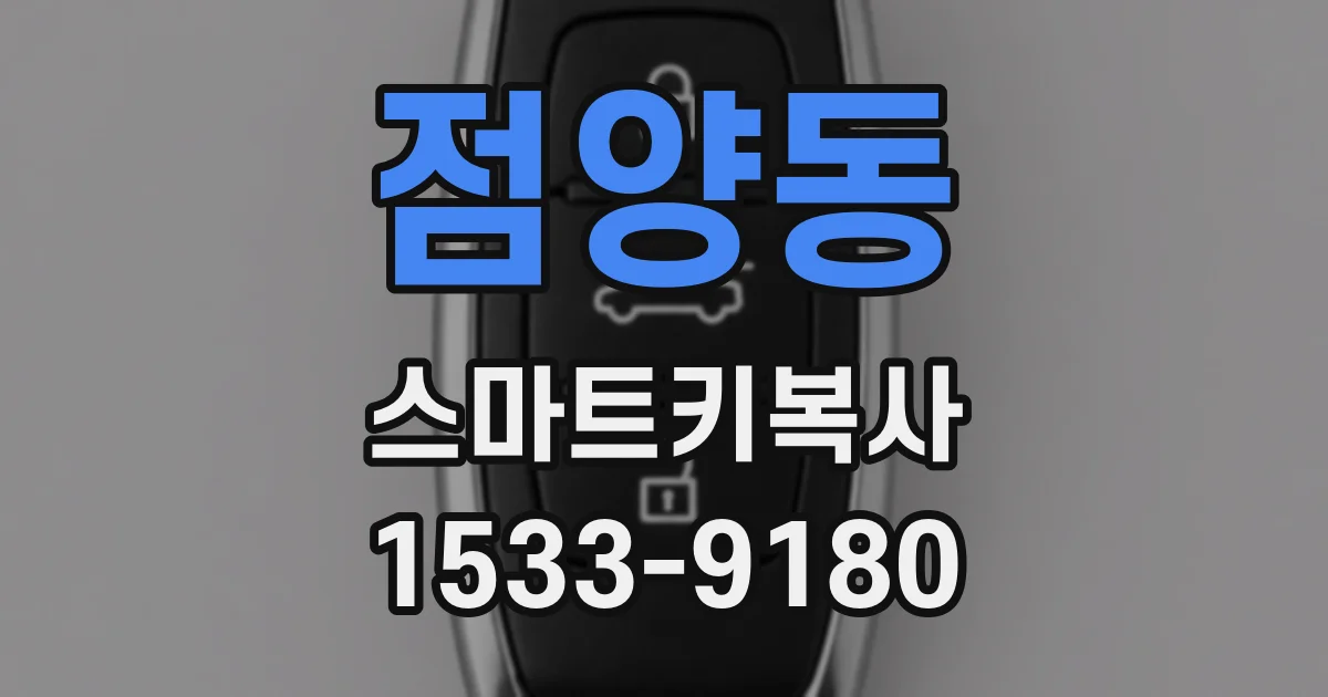점양동 스마트키복사
