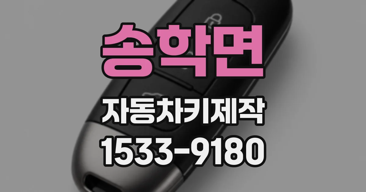 송학면 자동차키제작