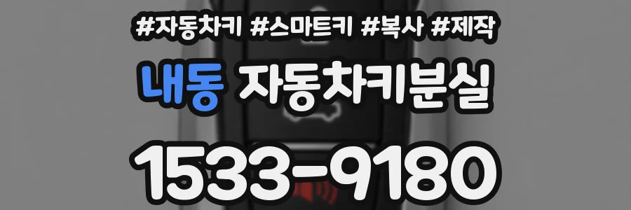 내동 자동차키분실