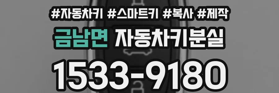 금남면 자동차키분실