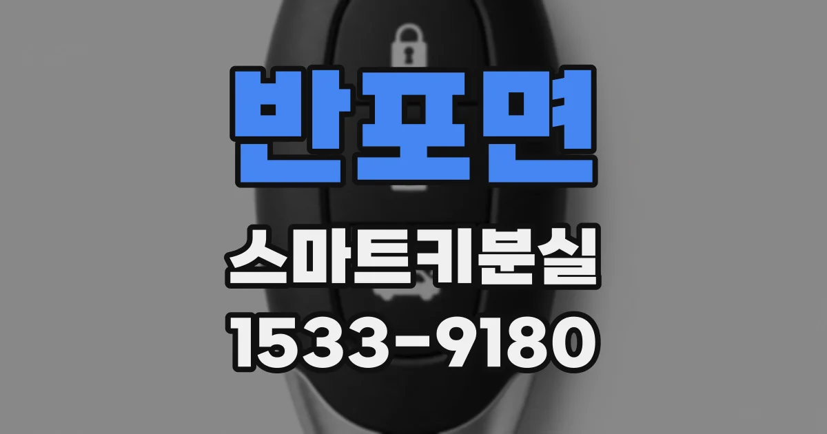 반포면 스마트키분실