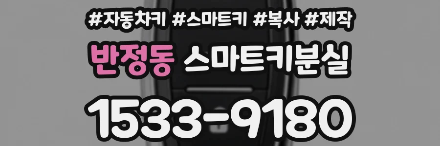 반정동 스마트키분실