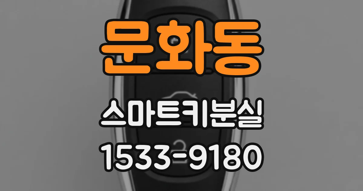 문화동 스마트키분실